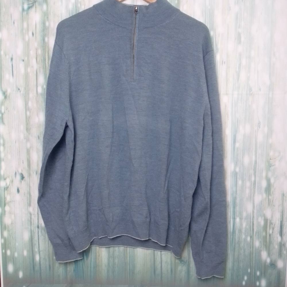 Black Saks fifth Avenue 1/4 zip pull over XL